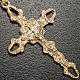 Ghirelli rosary, aqua green Lourdes grotto 8mm s4