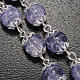 Ghirelli rosary, lilac, Our Lady and baby 9mm s5