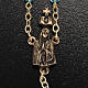 Ghirelli rosary, light blue glass, Fatima 5mm s3