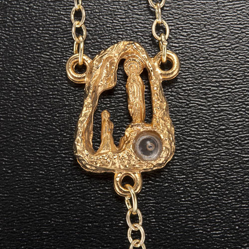 Rosenkranz Ghirelli Höhle Lourdes violett orange 6 mm 3