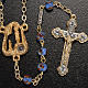 Ghirelli rosary Lourdes Grotto, bleu-orange 6mm s2