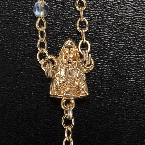 Rosenkranz Ghirelli Höhle Lourdes Kristall 4 mm 3