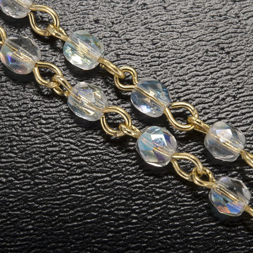 Rosenkranz Ghirelli Höhle Lourdes Kristall 4 mm 5