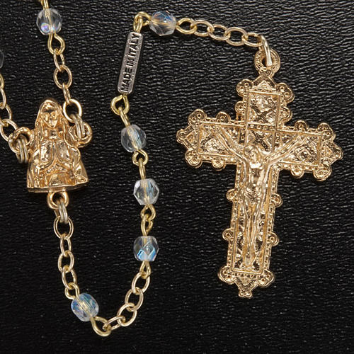 Ghirelli rosary, Lourdes grotto 4mm 2