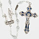 Ghirelli rosary silver, Lourdes grotto 8mm s1