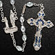 Ghirelli rosary silver, Lourdes grotto 8mm s2