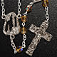 Ghirelli rosary, amber, Lourdes grotto 6mm s2