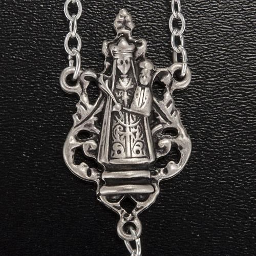 Rosenkranz Ghirelli Madonna Loreto versilbert 3