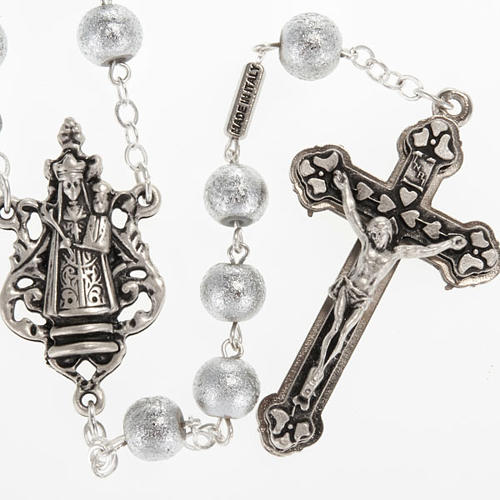 Ghirelli rosary, silver, Our Lady of Loreto 1