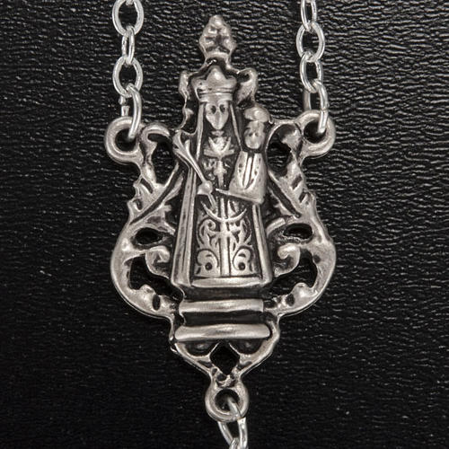 Ghirelli rosary, silver, Our Lady of Loreto 3