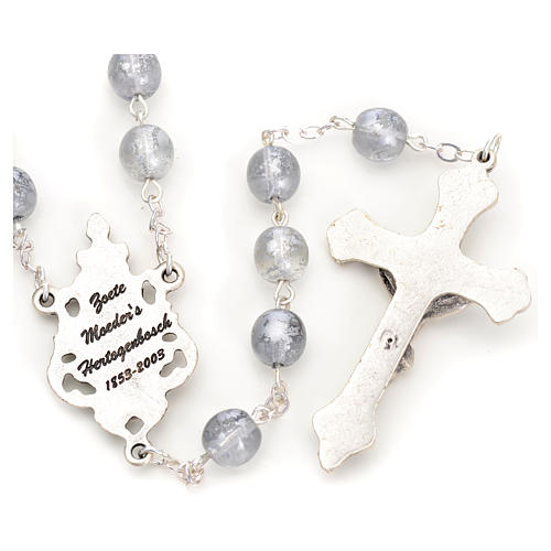 Ghirelli rosary, silver, Our Lady of Loreto 8