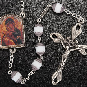 Rosario Ghirelli grano tagliato icona Madre di Dio Vladimir