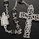 Ghirelli rosary, Our Lady of Lourdes, mottled 8mm s4