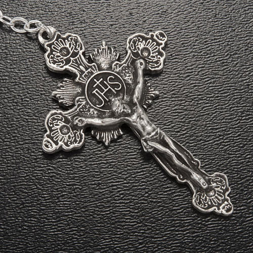Ghirelli rosary, Our Lady of Fatima, metallic 7mm 4