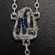 Rosenkranz Ghirelli Grotte Lourdes  weiß und blau 8 mm s3