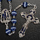 Ghirelli blue and white rosary Lourdes Grotto 8mm s2