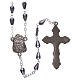Ghirelli rosary, Lourdes, drop 8x6mm s2