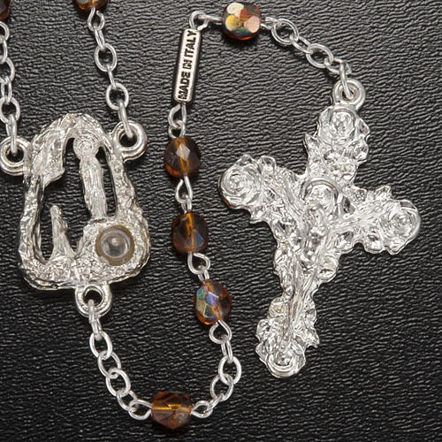 Ghirelli rosary, Lourdes grotto 4mm 2