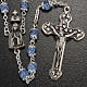 Ghirelli rosary, Fatima light blue 6mm s2