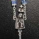 Ghirelli rosary, Fatima light blue 6mm s3