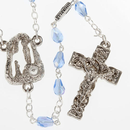 Ghirelli rosary, Lourdes, drops 6x4mm 1