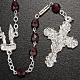 Ghirelli rosary, Lourdes, ruby 6mm s2