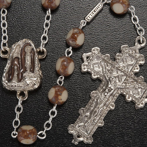 Ghirelli rosary, stone-like 7mm 2