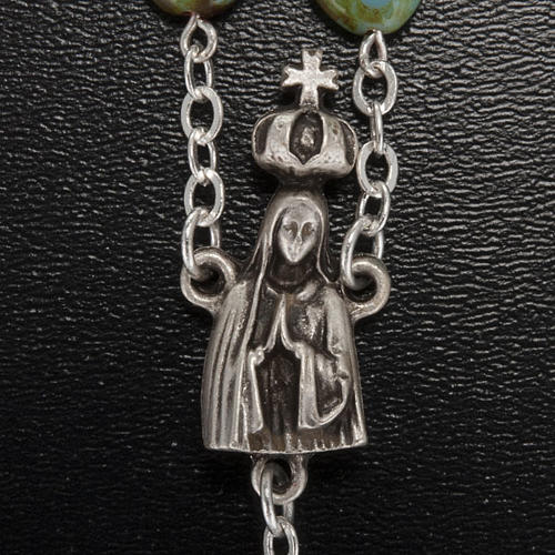 Rosenkranz Ghirelli Madonna Fatima Herz 6x6 mm 3