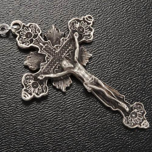 Ghirelli rosary, Fatima, heart 6x6mm 4