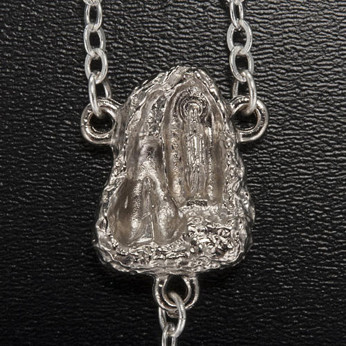 Ghirelli rosary, Lourdes, metallic 7mm 3