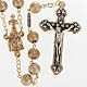 Ghirelli rosary, Fatima, golden 7mm s1