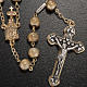 Ghirelli rosary, Fatima, golden 7mm s2
