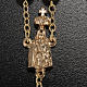 Ghirelli rosary, Fatima, golden 7mm s3