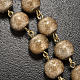 Ghirelli rosary, Fatima, golden 7mm s5