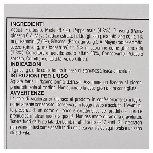 Reinvigorating drink honey, royal jelly, ginseng - Camaldoli 3