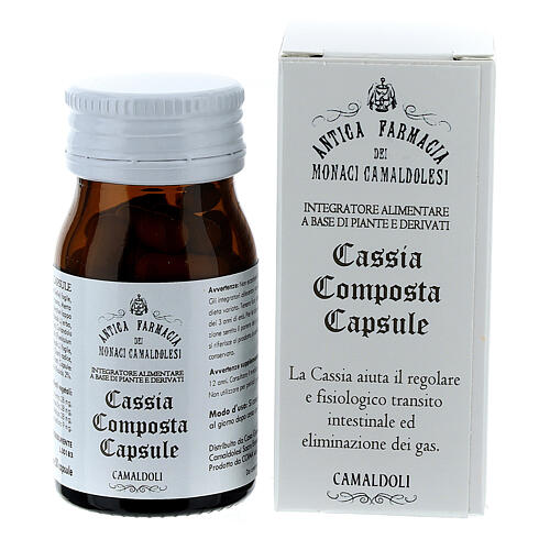 Cassia Composta supplement capsules 50 pcs Camaldoli 1