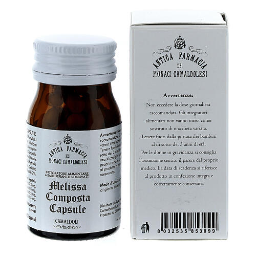 Melissa Composta supplement capsules 50 pcs Camaldoli 4