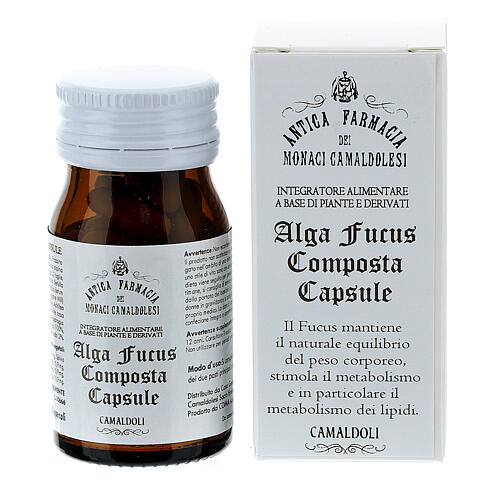 Alga Fucus Composta supplement capsules 50 pcs Camaldoli 1