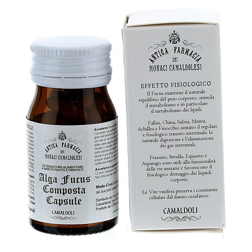 Alga Fucus Composta supplement capsules 50 pcs Camaldoli 3