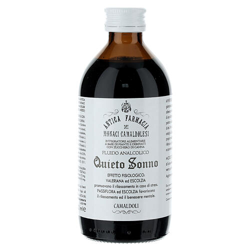 Quieto Sonno supplement for sleep, 200 ml, Camaldoli alcohol-free syrup 2