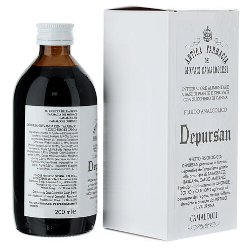 Alcohol-free detoxifier supplement Depursan, Camaldoli, 200 ml 4