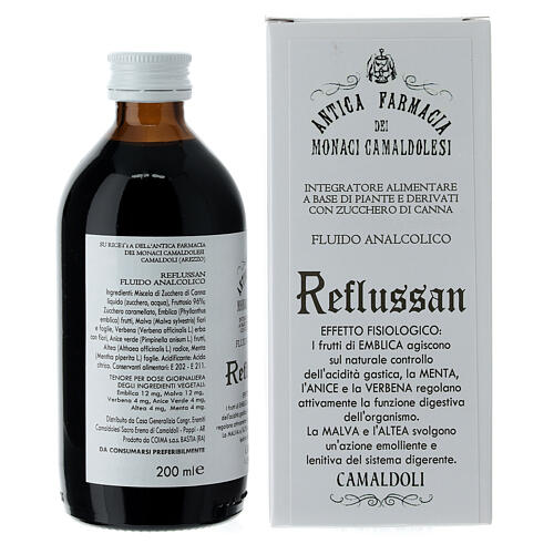 Reflussan, alkoholfreies flüssiges Nahrungsergänzungsmittel, 200ml, Camaldoli 4