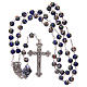 Blue cloisonnè rosary with decoration 7 mm s4