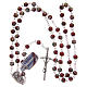 Red cloisonnè rosary 5 mm s4