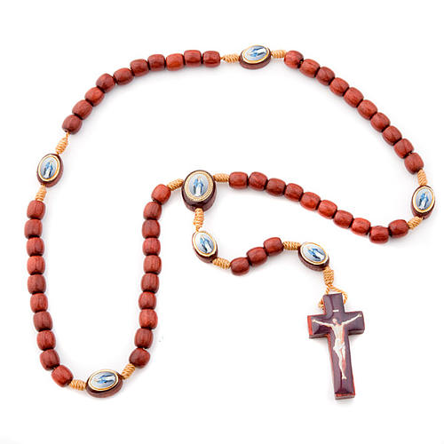 Golden multi-image rosary 3