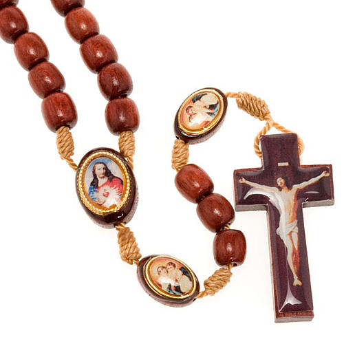 Golden multi-image rosary 6