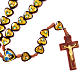 Heart-shaped beads multi-image rosary s1