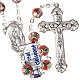 Red cloisonné rosary s1