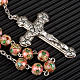 Pink cloisonné rosary s4