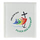 Pochette chapelet ALLEMAND 8x9 cm logo officiel Jubilé 2025 s2